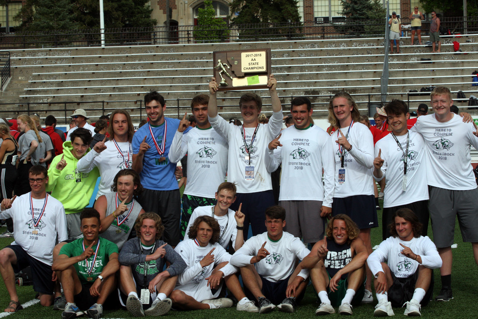 Class AA Boys track and field - Glacier Wolfpack